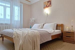 4 кровати с кондиционером и балконом. Alex Apartments. 1