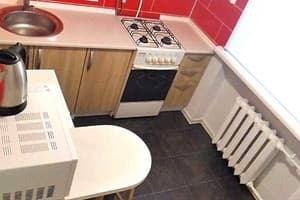 Alex Apartments. White rotunda. 11