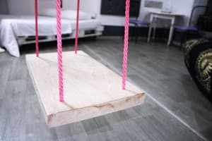 Мини-отель Mamba Hotel. №8 Семейный номер с качелью - в укрытие 11