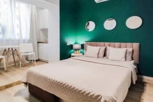 Апарт-готель Апартаменти біля залізничного вокзалу PICK HOME. Апартаменти двомісний Біла студія  2