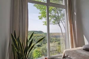 Гостиный двор Родинний Маєток Family Estate. Коттедж двухместный Семейный у каньона (К2) терраса, сауна, бассейн 23